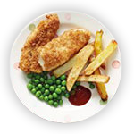 Kids Fish Finger & Chips 